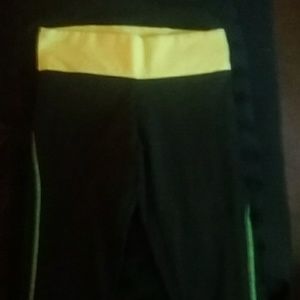 Pink Victoria's Secret yoga capris